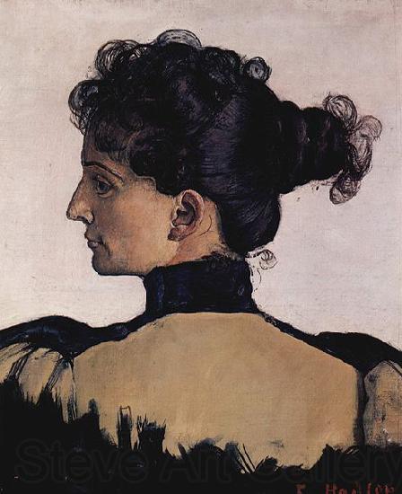 Ferdinand Hodler Portrat der Berthe Jacques, Frau des Kunstlers